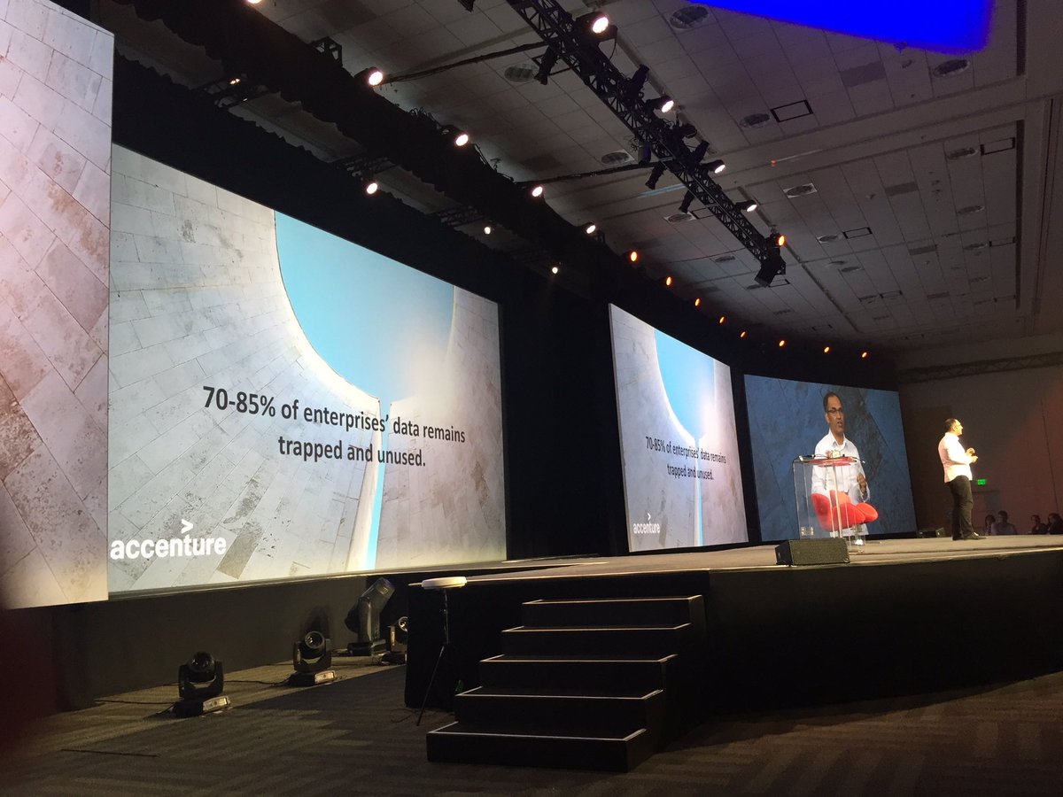 monica1mullen's tweet photo. That's a lot of #data. Psst... it's only 3 years away. And if we're only using 15-30% today what will happen in 2020? #INFA17 #oneinfa https://t.co/wmjwgt9oa8