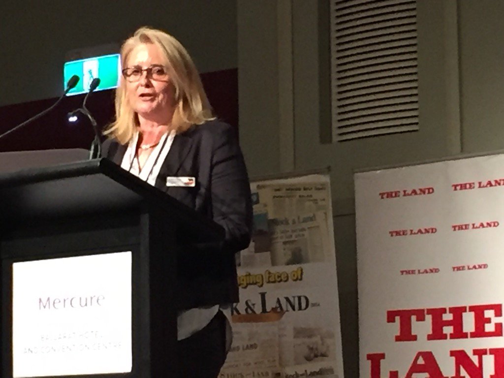 shangoodwinbeef's tweet photo. SA commercial producer Libby Creek opens Angus conference in Ballarat #growangus @angusaustralia https://t.co/yqUn3DSGUn