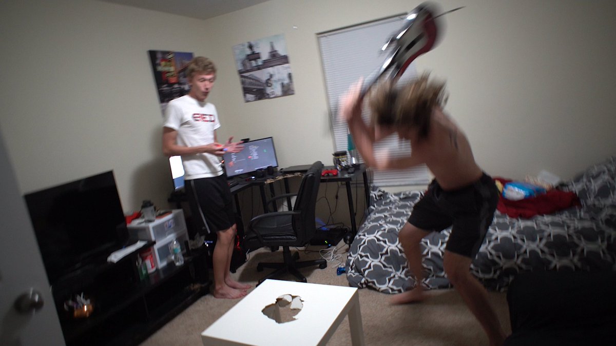 kacz's tweet photo. In tomorrow's vlog, Nick goes ballistic. https://t.co/QZ89E3eiHJ