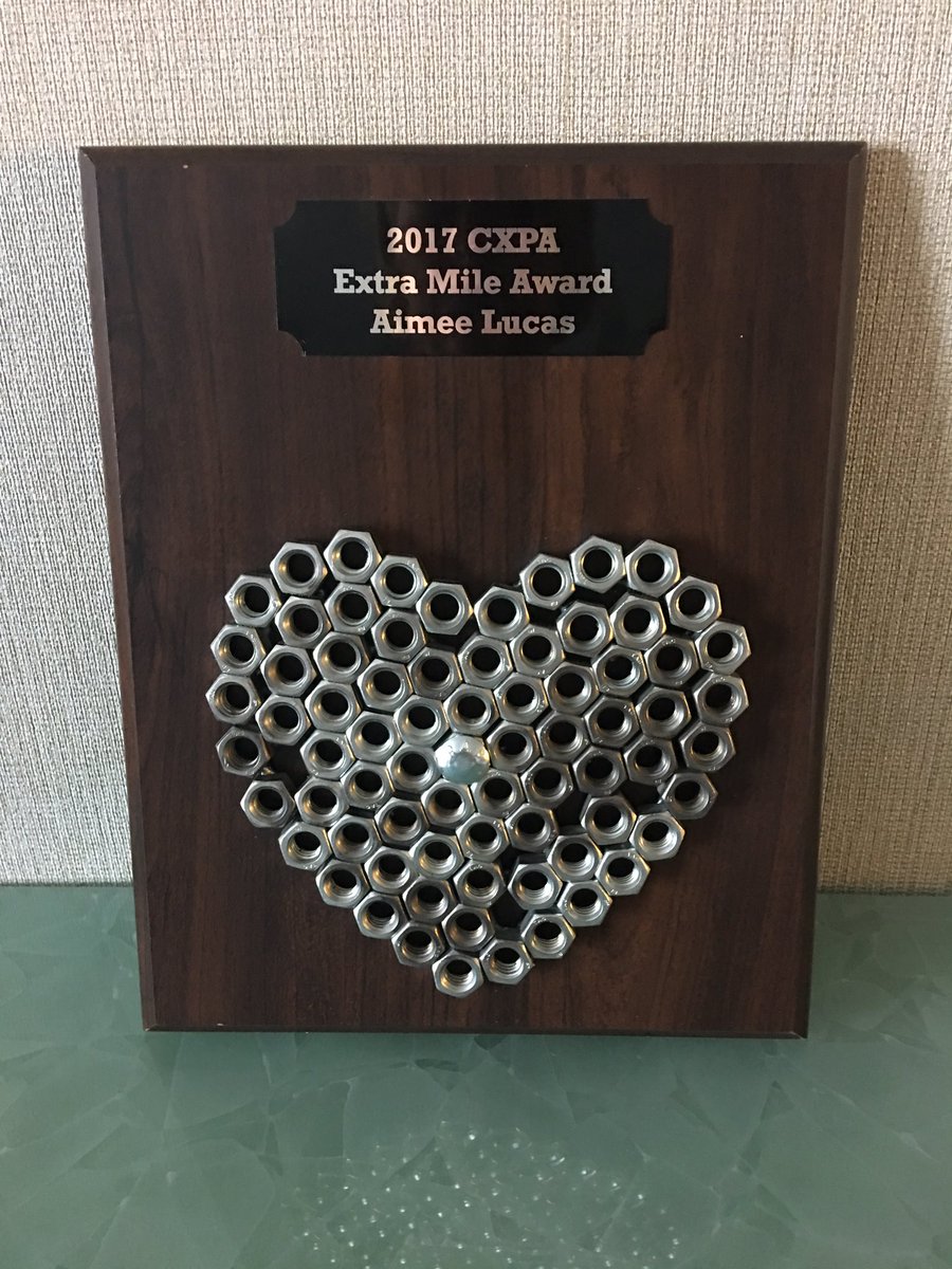 Aimee_Lucas's tweet photo. Thank you @CXPA_Assoc for this recognition today. I know there are MANY worthy volunteers you could have recognized and I am honored. 💜 https://t.co/8JPyQmPpnB