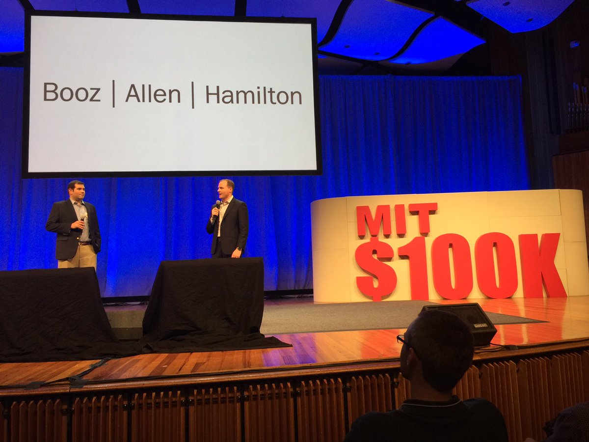 Eric1868's tweet photo. @BoozAllen proudly supporting #MIT100k startups and helping analytics drive the future https://t.co/zYwYVTij3R