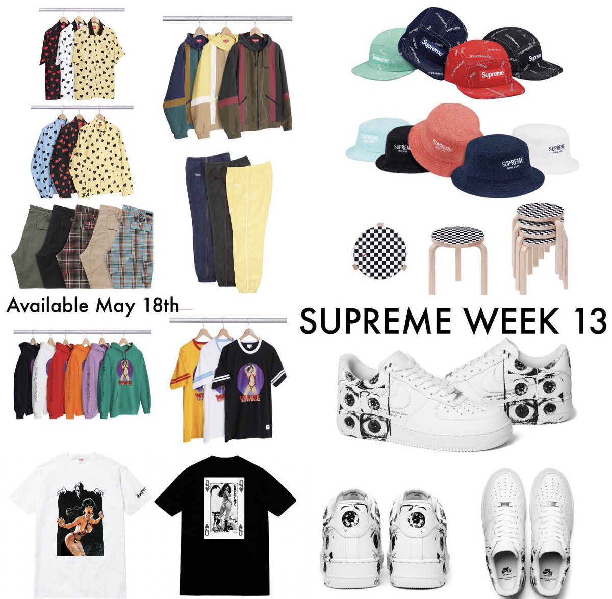 J on Twitter "Supreme Week 13 Vampirella & CDG/NIKE Collab Bags