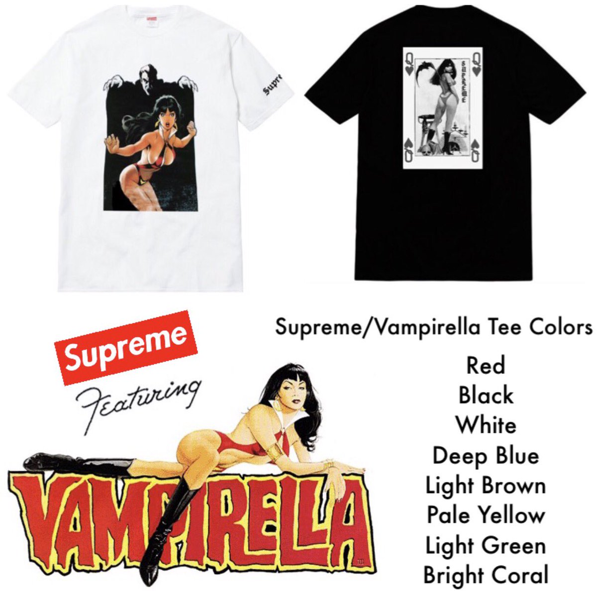 J on Twitter "Supreme Week 13 Vampirella & CDG/NIKE Collab Bags