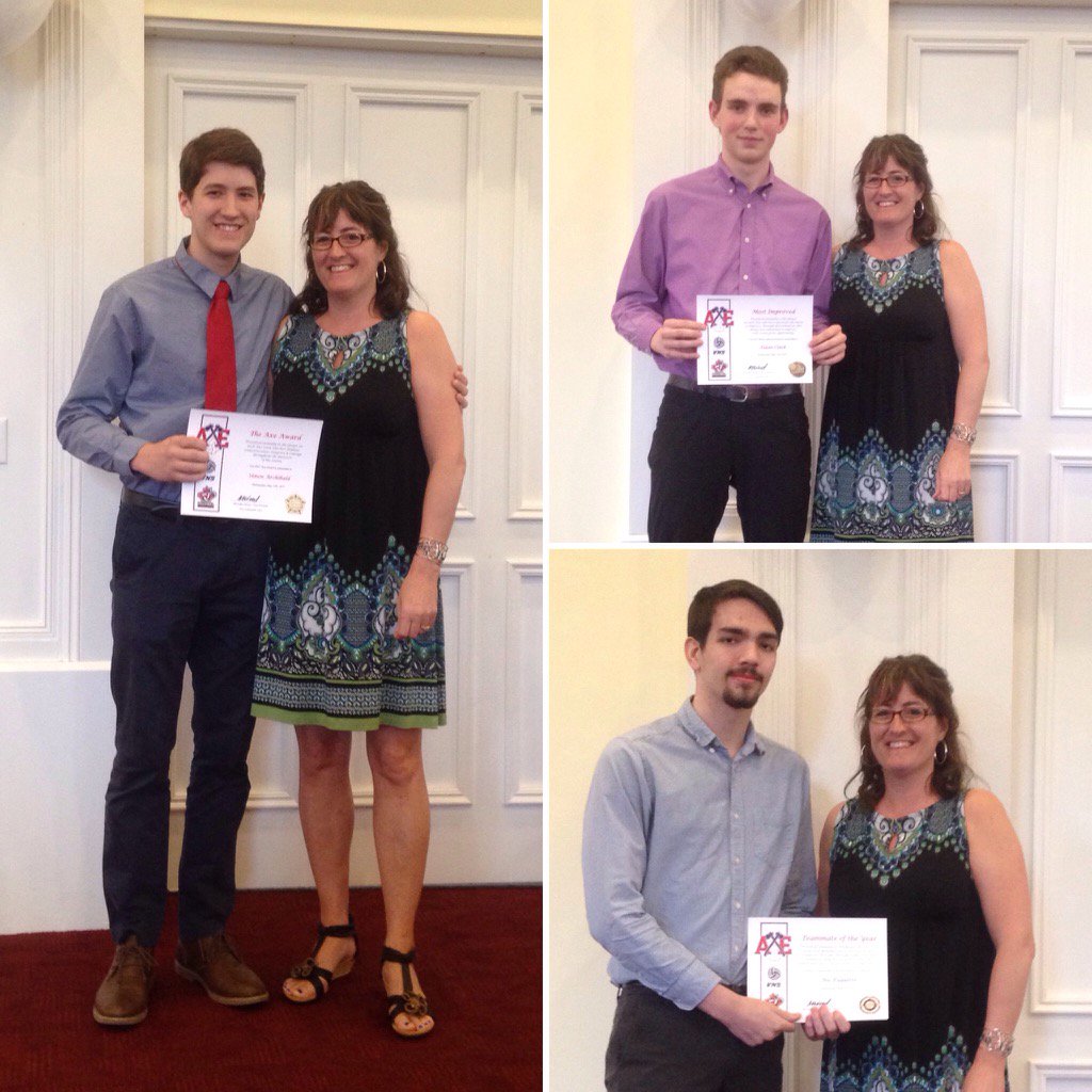 18U Boys Axe Volleyball award winners: Axe Award - Simon, Most Improved - Aidan, Teammate Award - Nic <a href="/volleyballNS/">Volleyball NS</a>