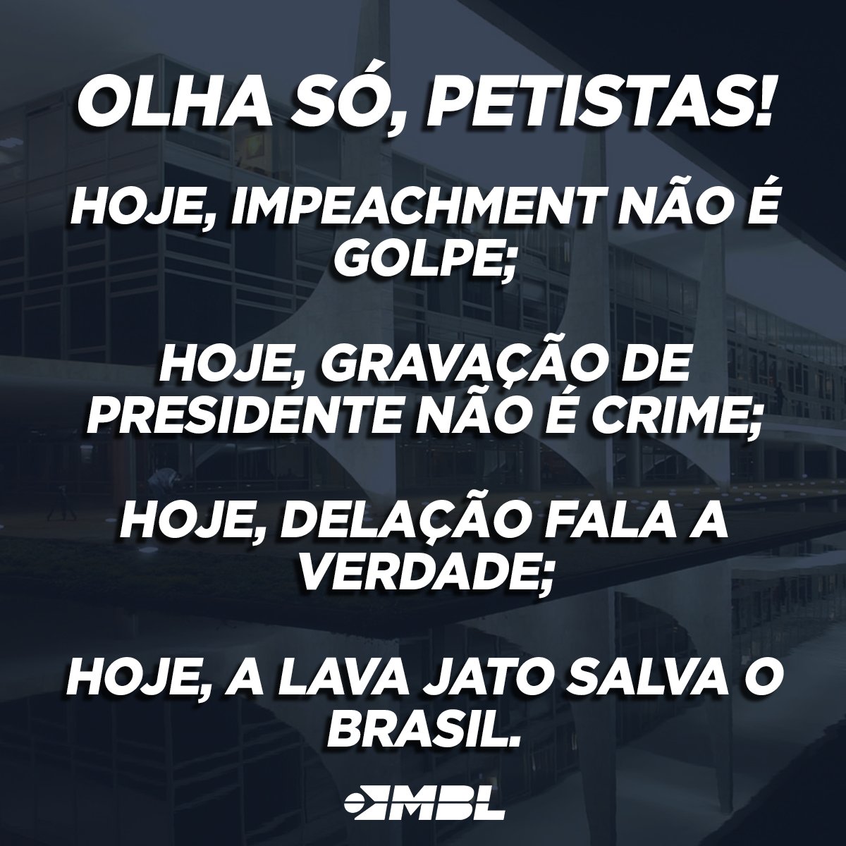 MBLivre's tweet photo. Olha só, petistas! https://t.co/MojPi2k3KC