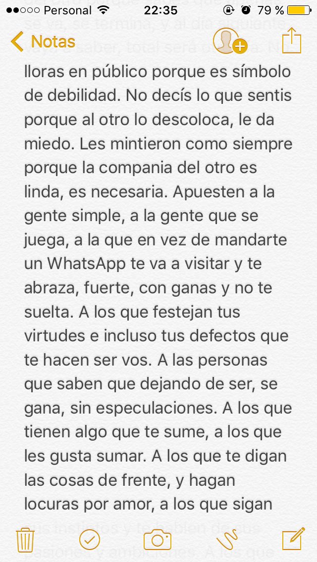 Frannedlp's tweet photo. Yo les comparto esto que escribí, y por hoy no tengo nada más que decir... léanlo https://t.co/g7hzpUXxmH