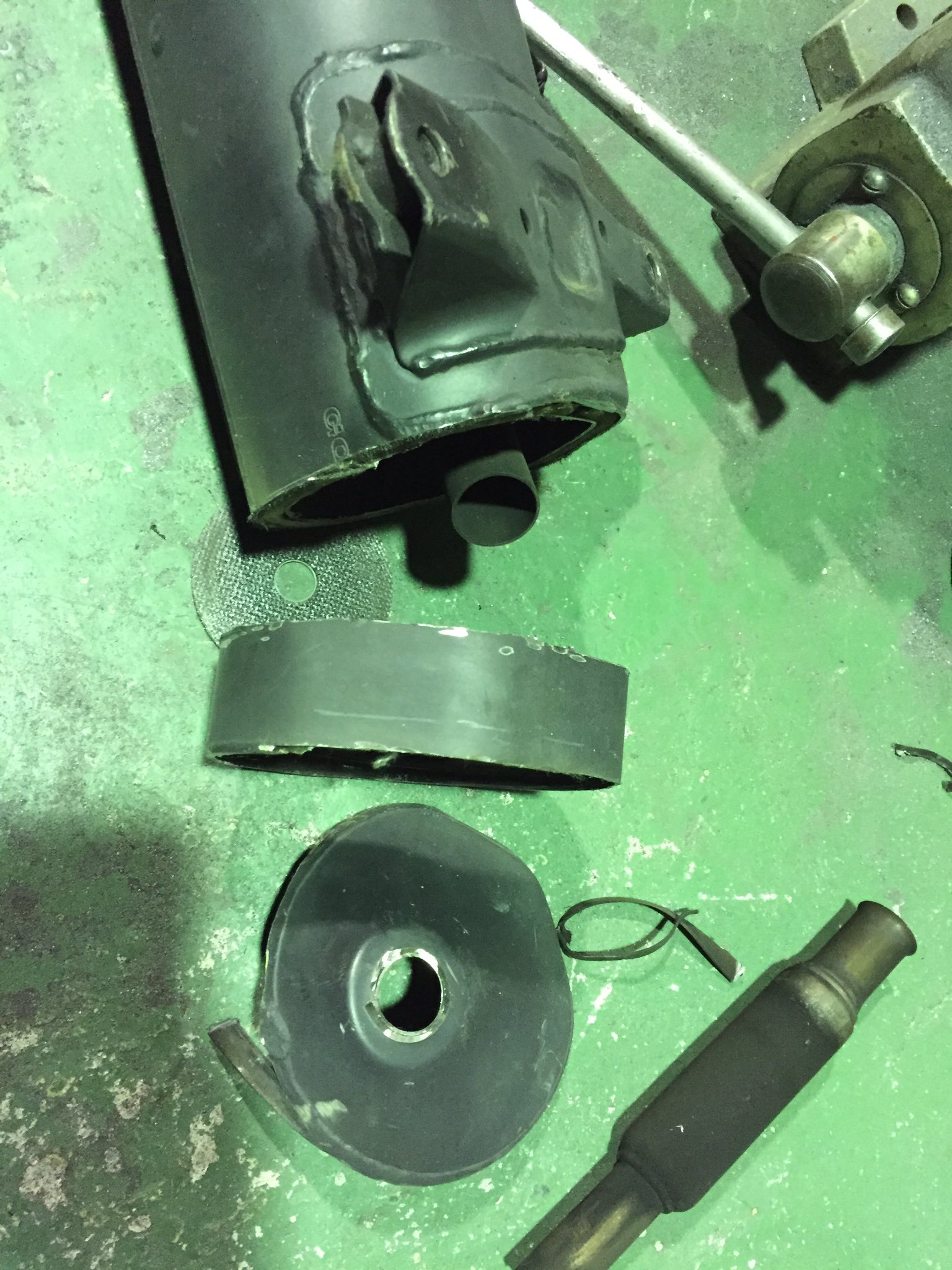 フュージョン　純正　ショート加工　マフラー　ホンダ フュージョン用 スーパーローダウン対応 純正ショート加工