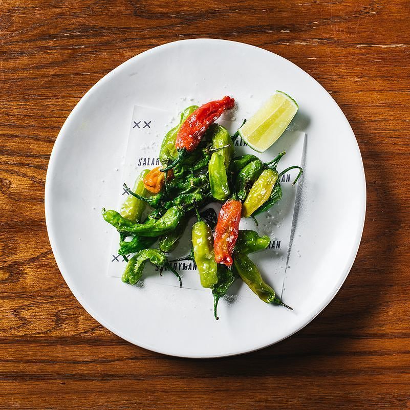 Richard mohan's shishito peppers.

Incredible produce. ift.tt/2qTse5i