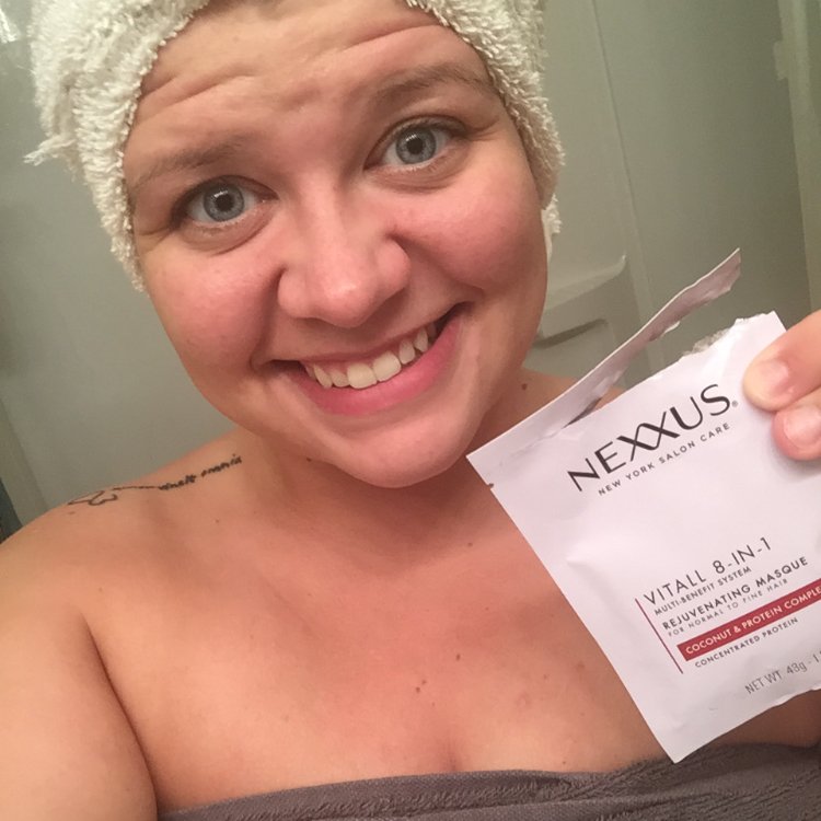 basketcase791's tweet photo. so excited to get to try this out! #influenster @influenster #voxbox @nexxus https://t.co/jFQPHGASvl