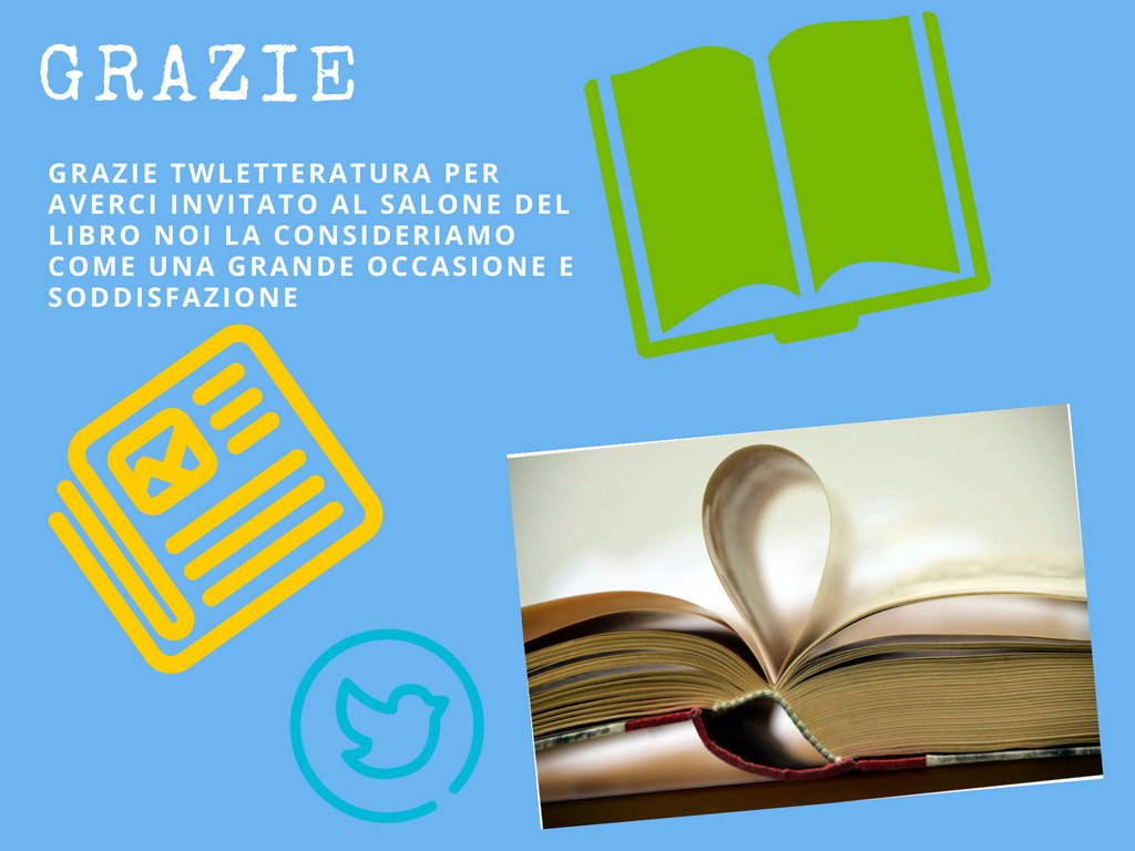 laclassenelweb's tweet photo. Oggi ci vediamo a #SalTo30 con @betwyll, @TwLetteratura super felicita felicissima #Fix https://t.co/2Q4dXZ3NMZ