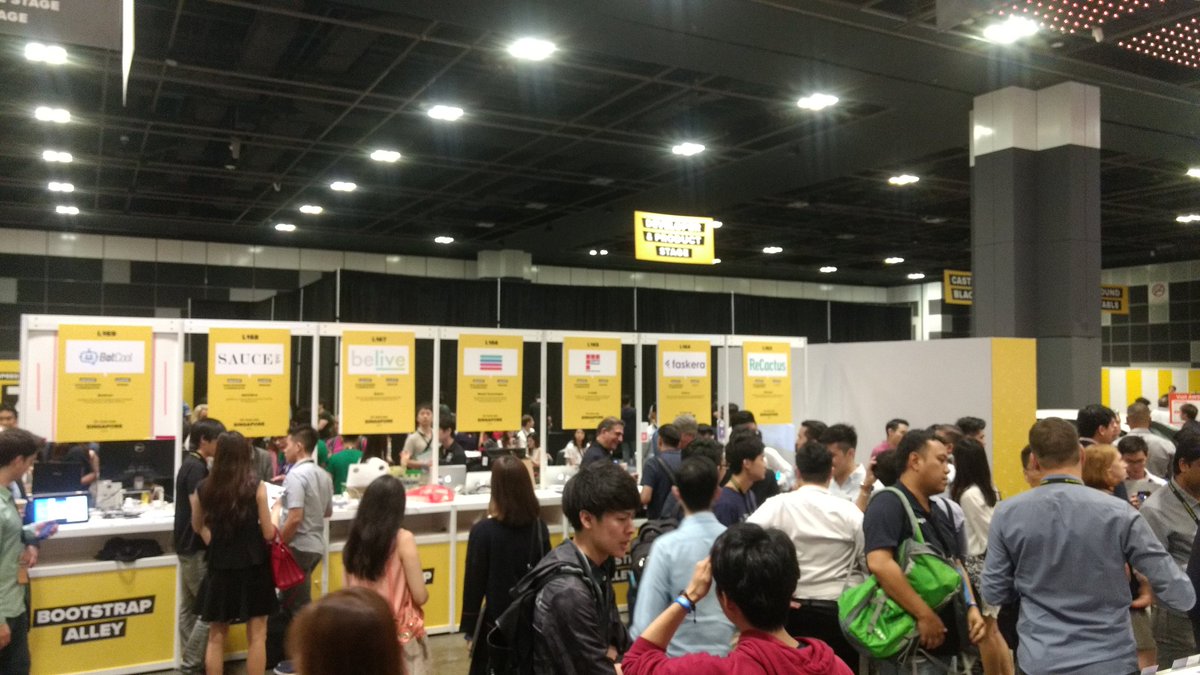 maheshneel's tweet photo. There is high level of interest on #Startups in #Bootstrapalley at #tiasg2017 , a great mix of firms from all across SE Asia https://t.co/4eX93bwI35