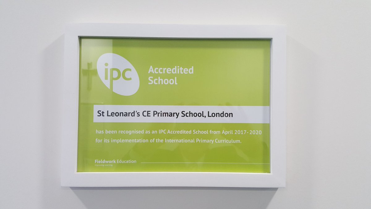 StLeonardsCEP's tweet photo. @AnnaVipc @The_IPC Proud to officially be an IPC accredited school #greatlearning https://t.co/V8PslV5Q42