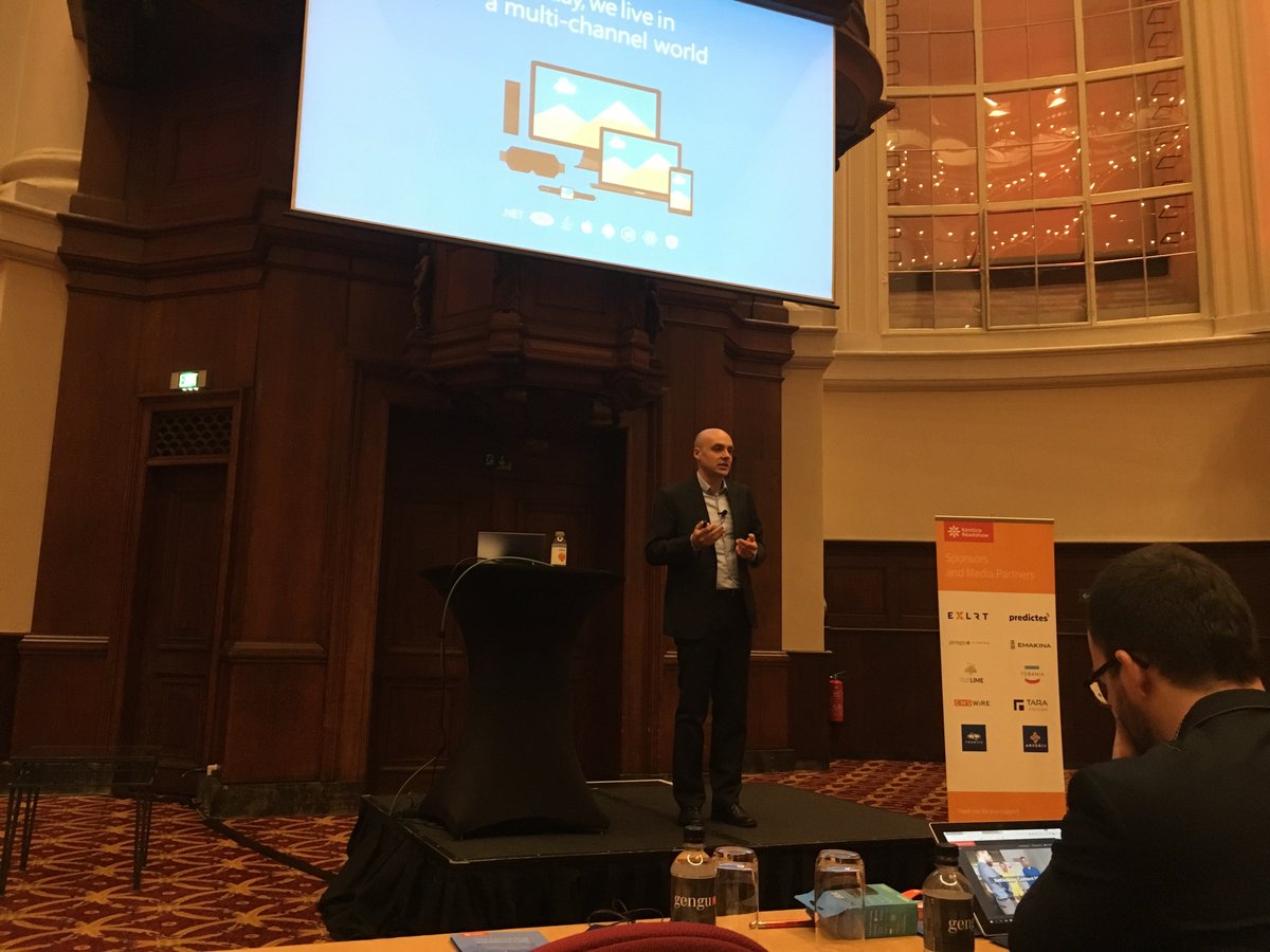 predictes's tweet photo. We are with our #CEO @majchrzyckicom on @PetrPalas #Keynote during @Kentico roadshow in #Amsterdam 
The #Kentico #future is bright! https://t.co/VJJ2uHEkS8