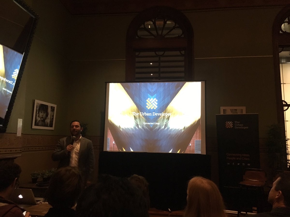 Hearing from our mates at <a href="/TheUrbDev/">The Urban Developer</a> tonight on the impact of food in the built environment