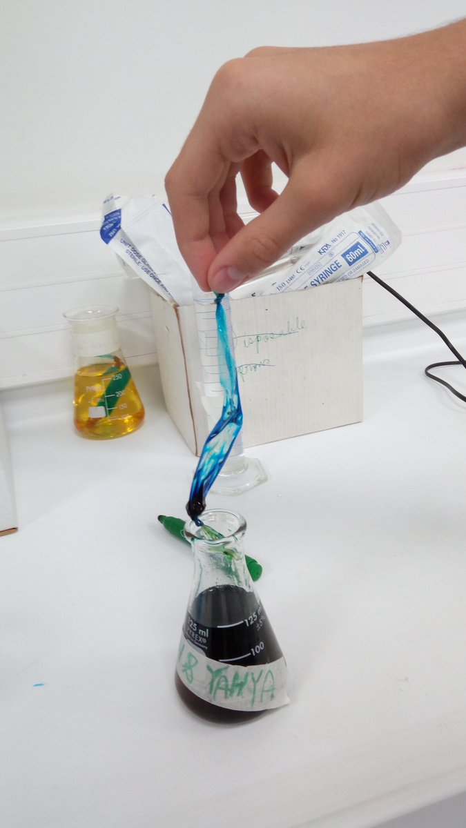 mr_simon_B's tweet photo. #Grade_8 students @ACSBeirut testing their cell membrane design. #designthinking #STEMeducation #ngss https://t.co/egGv4sO6qC