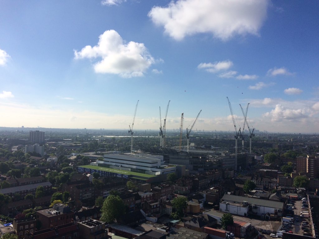 FloraNancy's tweet photo. @chopchop16 @HoustonSpurs @SpursOfficial what a strange thing to say! Nope, it's the view from our balcony - here it is in the sun https://t.co/CuNG03TV1l