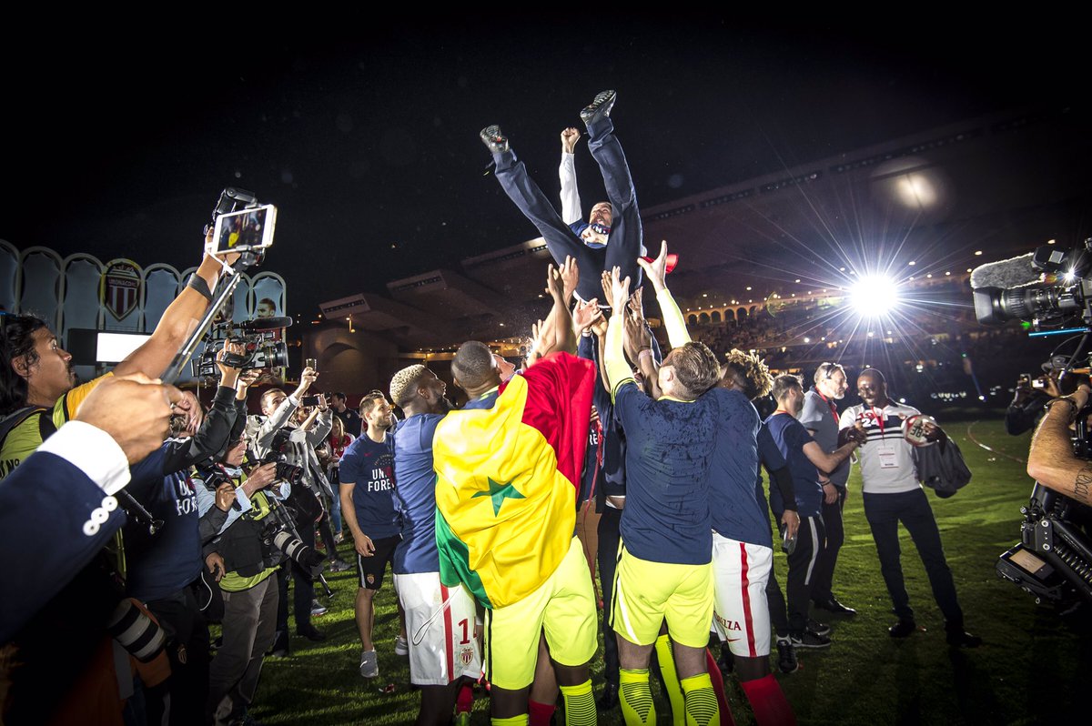 AS_Monaco's tweet photo. 📸@leonardojjardim 😇 !!! #ASMonacoChampi8ns #MakeHistory https://t.co/yDawKL8aXJ