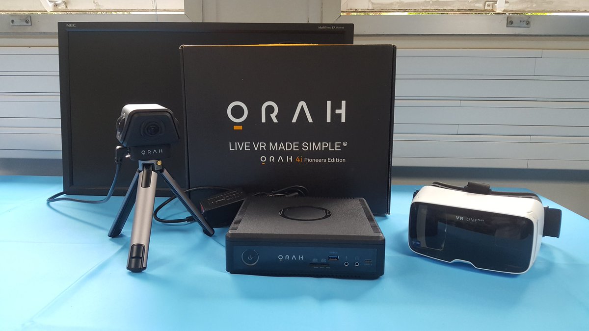 TRM_Audiovisuel's tweet image. Tout est prêt pour notre Masterclass #VR LIVE #360 avec @orahvr et @Redeye_360 !