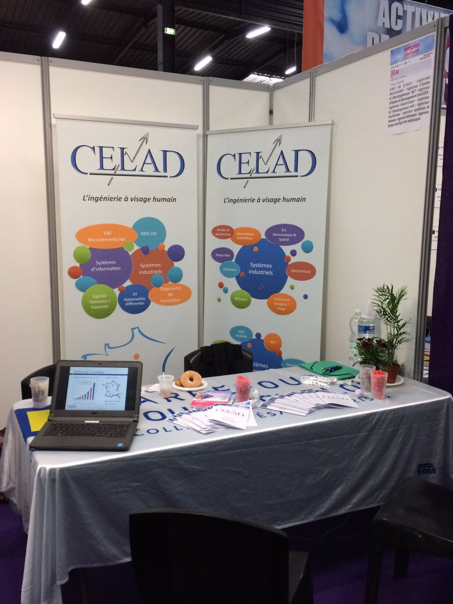 En place au carrefour emploi de Toulouse! On vous attend nombreux au stand C36!
#celad #tlsmetroemploi