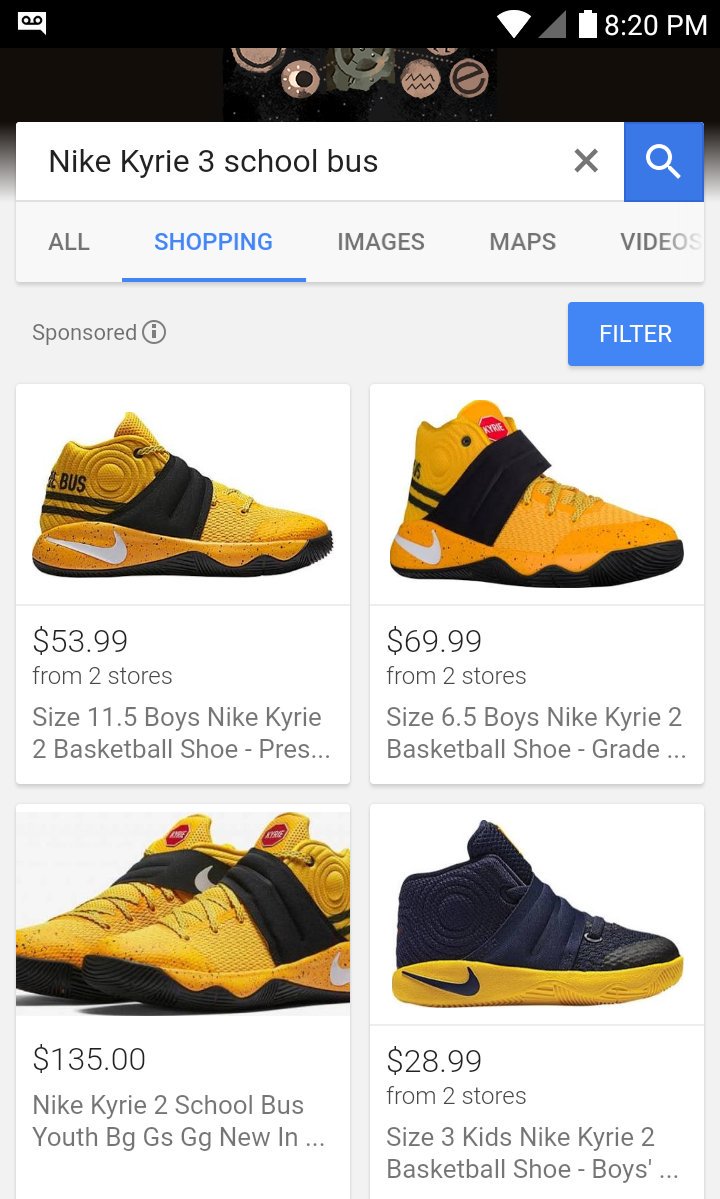 kyrie 2 school bus