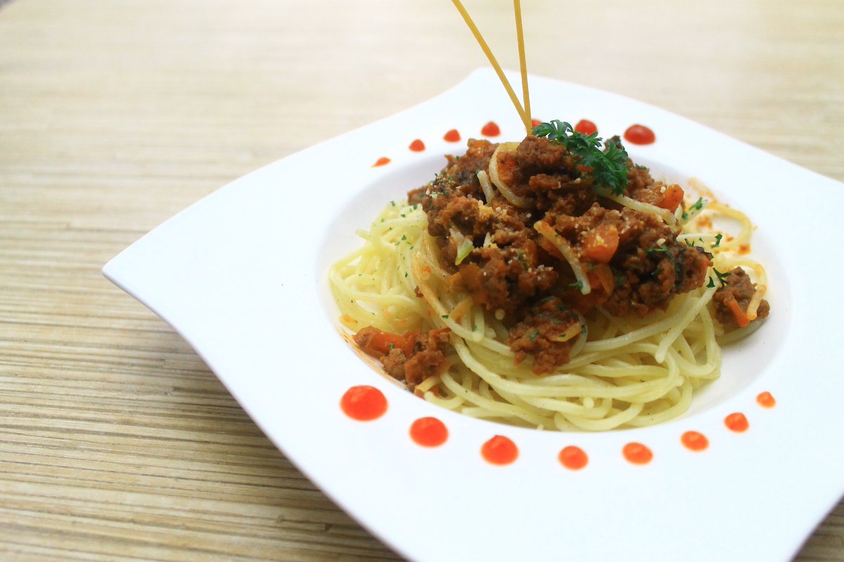 It's a lovely spaghetti Bolognese