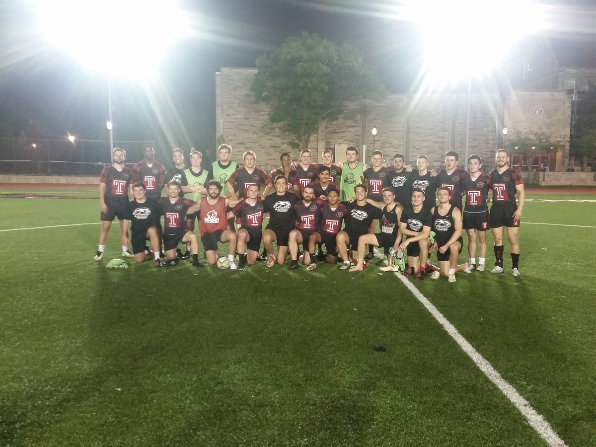 Great session with <a href="/TempleU_Rugby/">Temple Men's Rugby</a> in prep of @USASevensCRC on June 3rd &amp; 4th! #THWND #Brotherlylove crctix.com