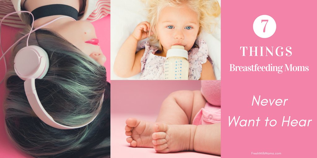 FreshMilkMama's tweet photo. Venting a little bit here... Things I hate hearing as a #breastfeeding mom. https://t.co/a5NXpYtLWr https://t.co/sSomMVrhXE
