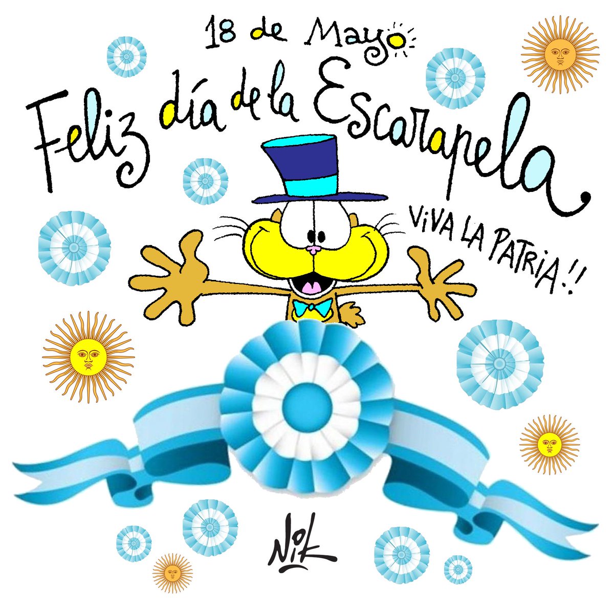 escarapela hashtag on Twitter