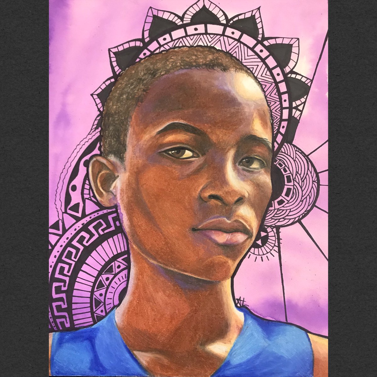 G0REVID's tweet image. Portraits I did this month for kids in the Congo #memoryproject