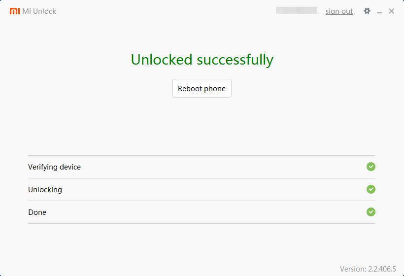 ingram_custom's tweet image. Xiaomi Mi 6 ブートローダーアンロック完了　
長かった・・・(笑)　
#xiaomi #sagit