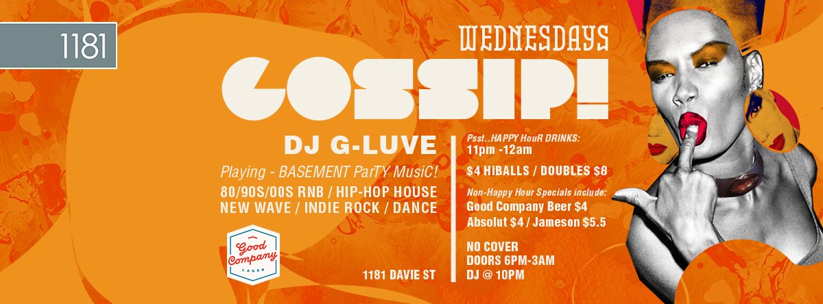 djing TONiTE @1181Lounge <a href="/1181TightLounge/">1181TightLounge</a> - GOSSiP! BASEMENT PARtY MUSiC!