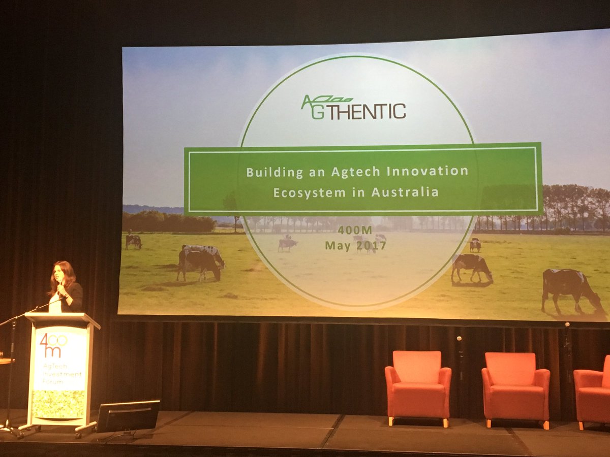 erinrayment's tweet photo. Time for some more #pitches! @agthentic talks about building an #Australian #agtech #community #400mAg @FoodLeadersAus #innovation https://t.co/riGI8MuTOS