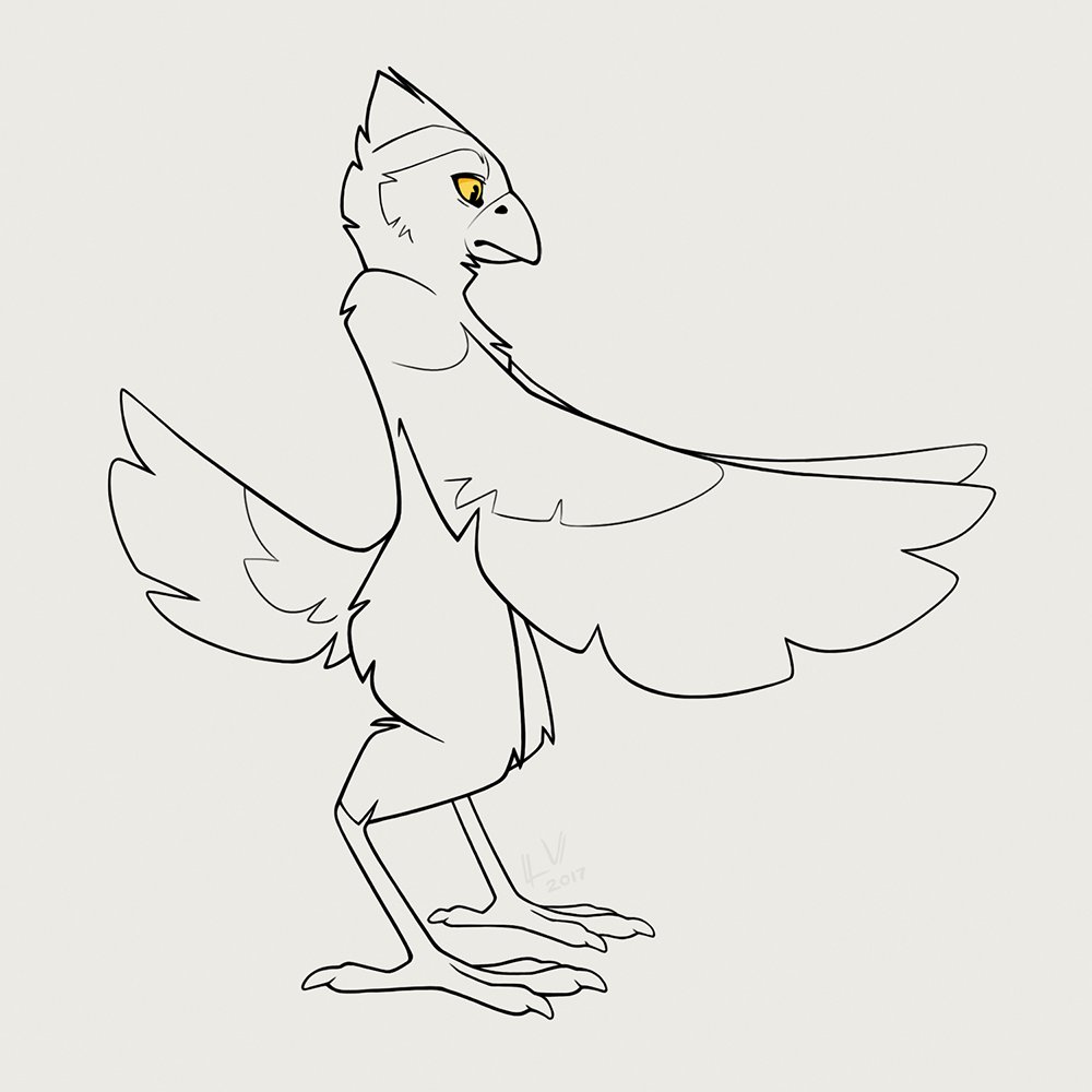 “Anthro birds have a lot of weird parts. 