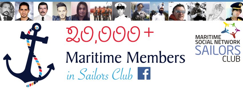 AdminSailor's tweet image. A massive thankyou to all #Maritime members for helping us to reach 20,000+ members on Sailors-Club.net #Facebook group
#shipping
