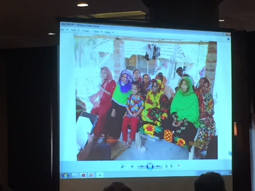 ennisbarton's tweet photo. #gdfcongress2017 @sarbo271 women in dairy discussion group Bangladesh leading development of industry @AHDB_Dairy https://t.co/nhenBq8DuE