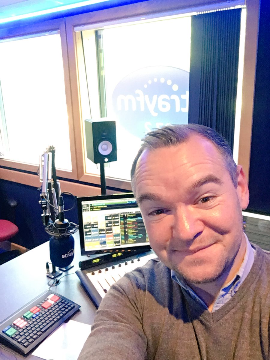 NickHancock's tweet photo. Back in my happy place @StrayFM 😍😍😍📻📻📻 https://t.co/1vzuVTL6RZ