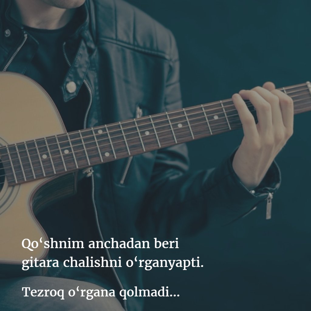 Ba’zan musiqa tinglash ham jonga tegadi)