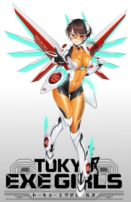【仕事絵】TOKYO EXE GIRLSレジェンドシリーズの代々木アカリを描かせていただきました!ぴっちりスーツのアカリン描くの楽しかったです! 