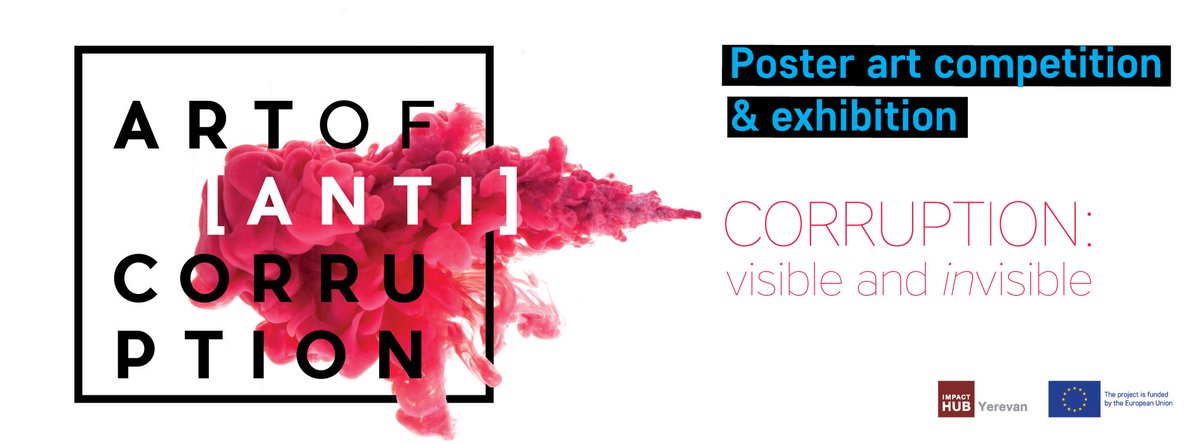 EU_Armenia's tweet photo. #OPENCALL Participate in the #EUSupported #ArtofCorruption program! Any creative mind can apply! To learn more => https://t.co/vwxIgZI0M7 https://t.co/0M7a7venxx