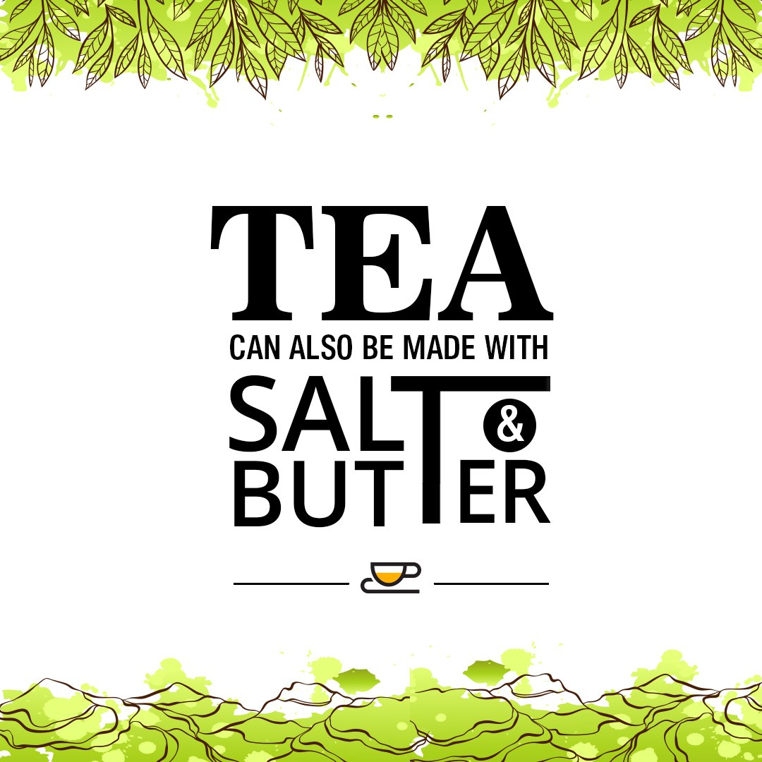 teafloor1's tweet image. Tibetan butter tea po cha  is an acquired taste, since it is salty rather than sweet, and has a unexpected flavor.😀🍵☕️
#TibetanTea
#TeaCup