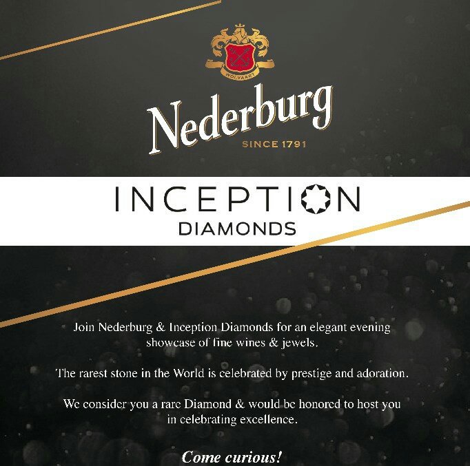 InceptionDiamon's tweet photo. We will be @thesaxonhotel this evening with @Nederburg &amp; @67Blankets for an exclusive dinner. #CreateForever https://t.co/wG8Je5663j