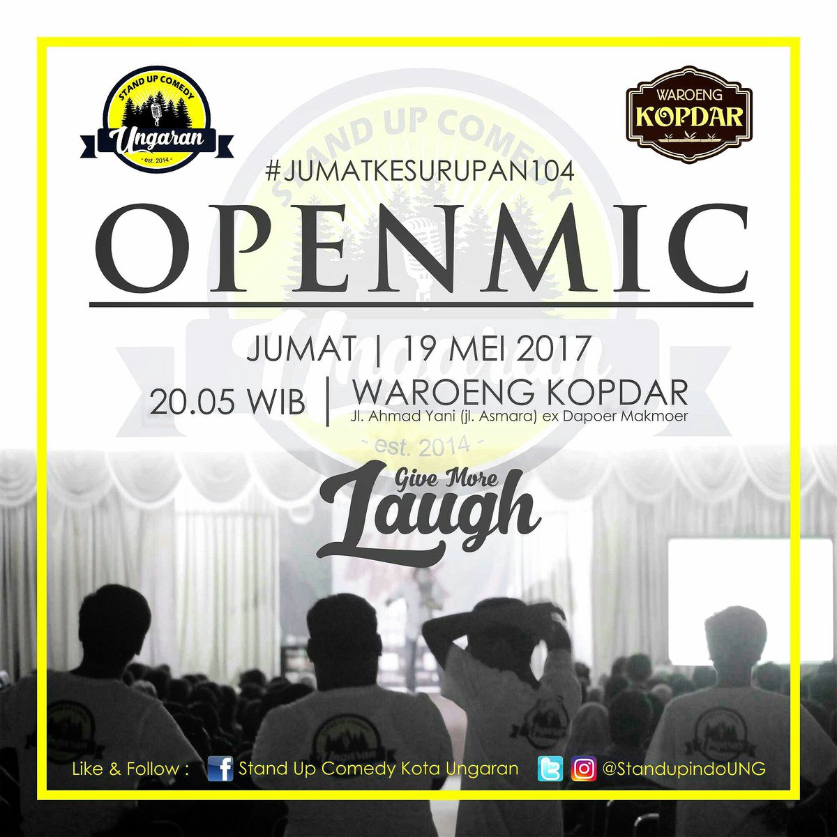 Masih inget kan uforia #CallBackTourUngaran kemarin..
ayo yg ketagihan ke #OpenMic kita yuk di <a href="/waroeng_kopdar/">Waroeng Kopdar</a> besok 20.05
skuutttttt ah !!!