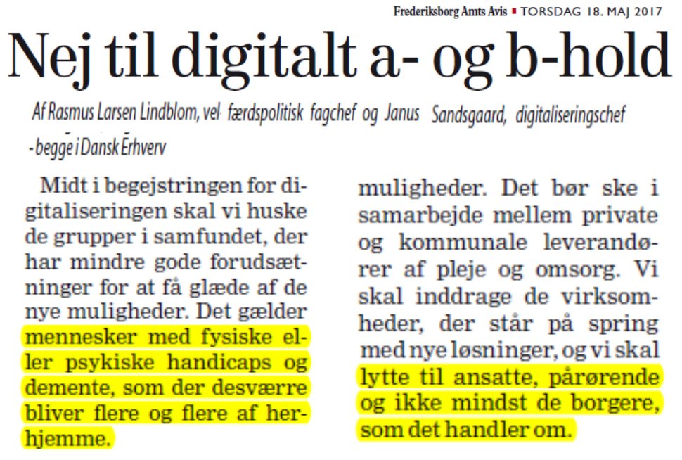 nispeternissen's tweet photo. Godt budskab fra @DanskErhverv
Husk at mennesker med #demens vil indgå aktivt i den digitale fremtid #DigitalPolitik
https://t.co/ONrlQvumLn https://t.co/3WFATWJ6sf