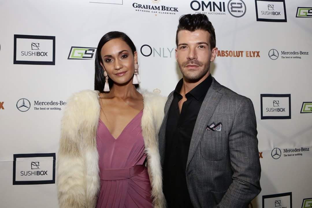 MishkaLoesch's tweet photo. #TBT to the @OnlyOco launch with @JPROBBERTS_ ~ fabulous evening @ShirazReddy #WhiteRunwaySouthAfrica https://t.co/7ShpwpuzoV