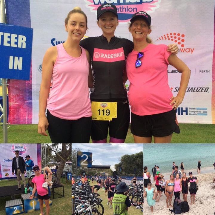 Vic_Burrows's tweet photo. @chrissiesmiles Our winning tri team at the Women's Only Triathlon. https://t.co/QGUFSB4NNG