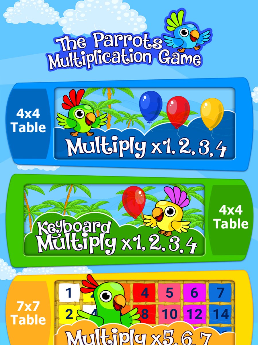 Yingele_Parrot's tweet photo. #Multiplication Times Tables often involve a whole lot of memorization.
https://t.co/v7VHJ5QVQd
#EdChatUS #dadlife #MomChat #indiedev #gbl https://t.co/dZipB9zTcT