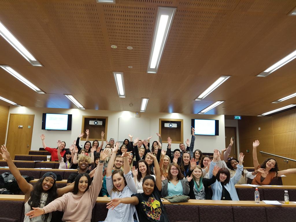 UCBeventsdegree's tweet photo. So proud of our amazing 3rd Year BA Events Management students (with Year Managers Leila &amp; Adam) as they complete their final assessment! https://t.co/tTHFXKrMUT
