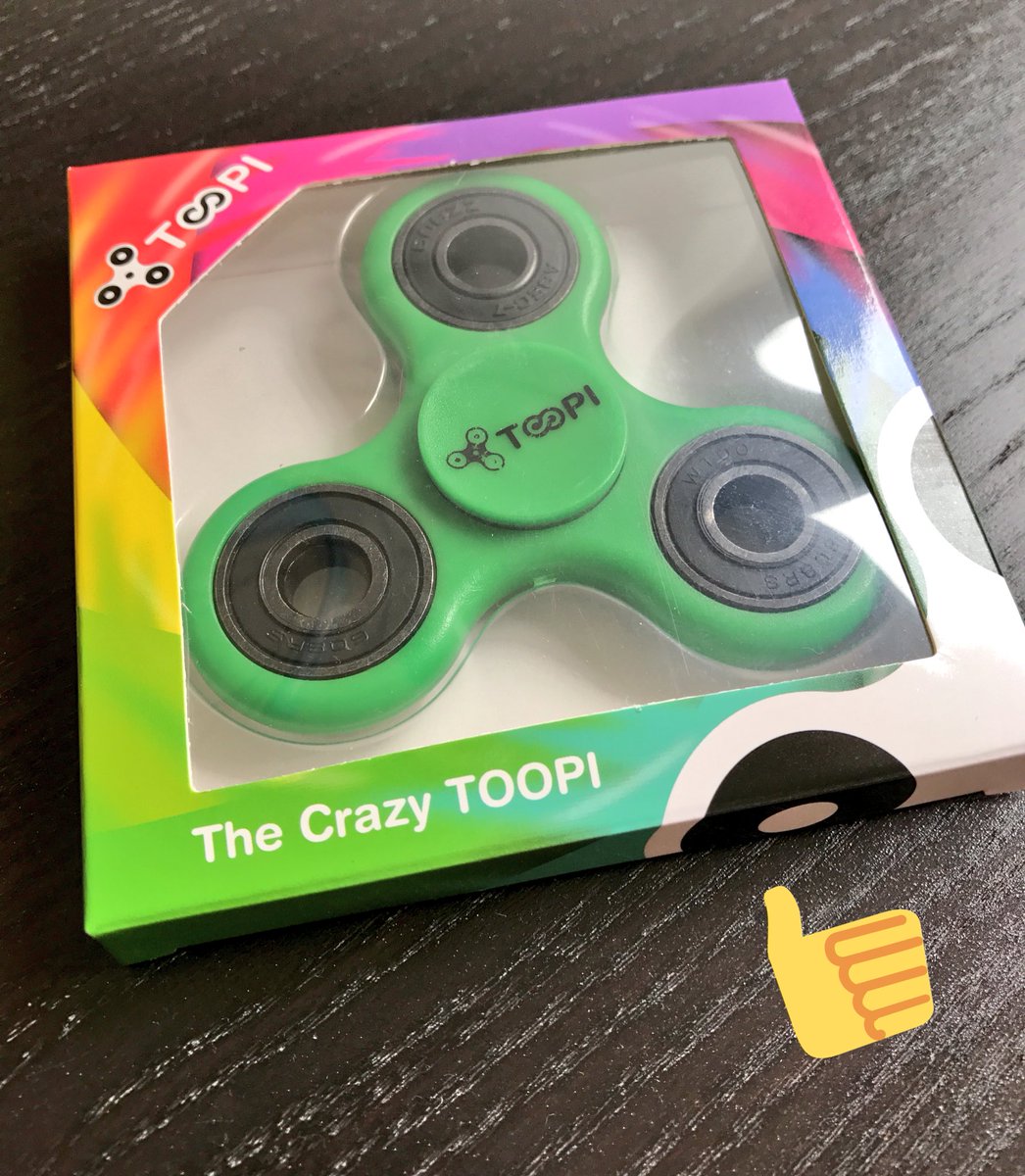 DoubleGeek's tweet photo. Le hand spinner français, marque et modèle déposé vient d'arriver, j'en parle bientôt sur le blog avec un petit concours 😜 @TOOPI_spinner https://t.co/qdybsIRom2