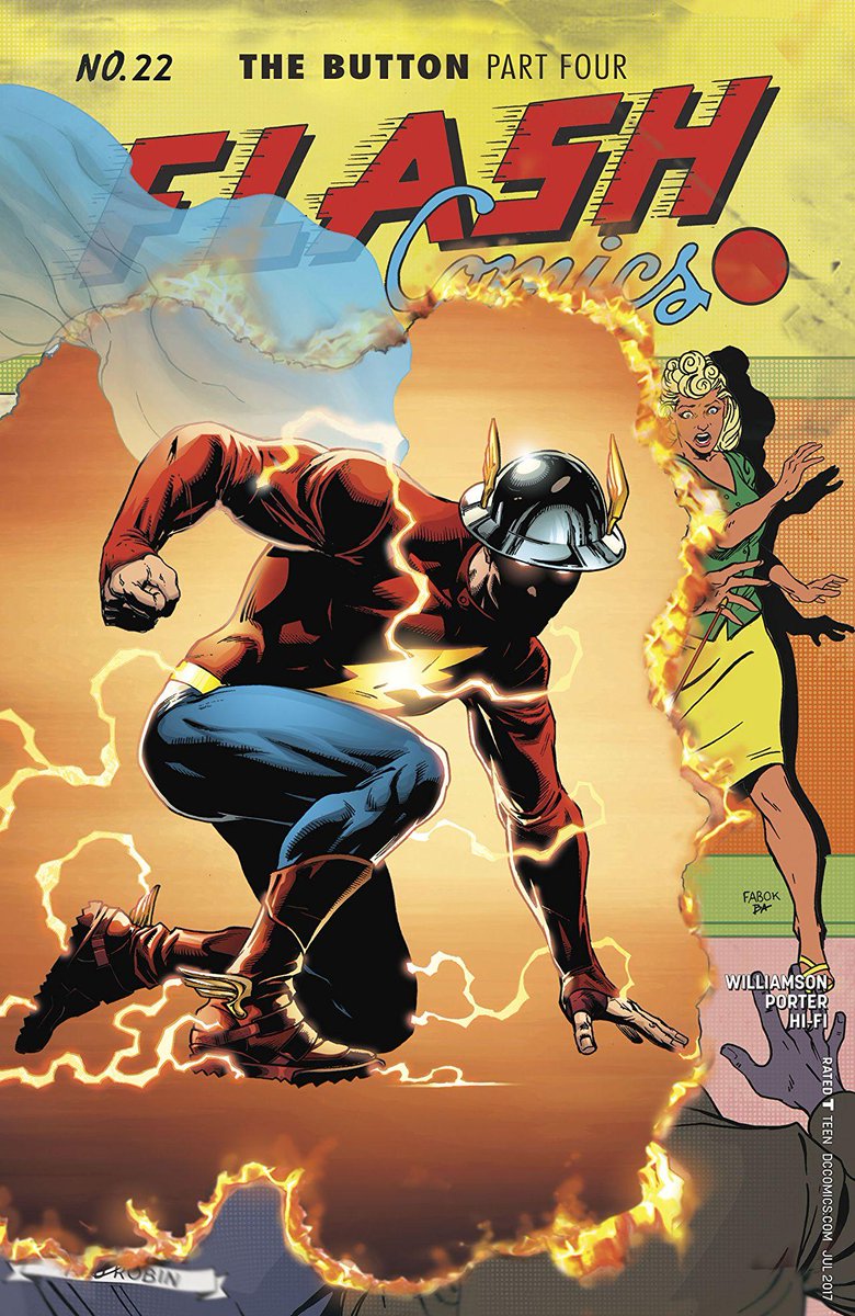 DCOfficial's tweet photo. Your world will change after THE FLASH #22. Read the final part of the epic Button crossover on digital! https://t.co/fQaRfJ3rNZ https://t.co/Em2sSr1XPD
