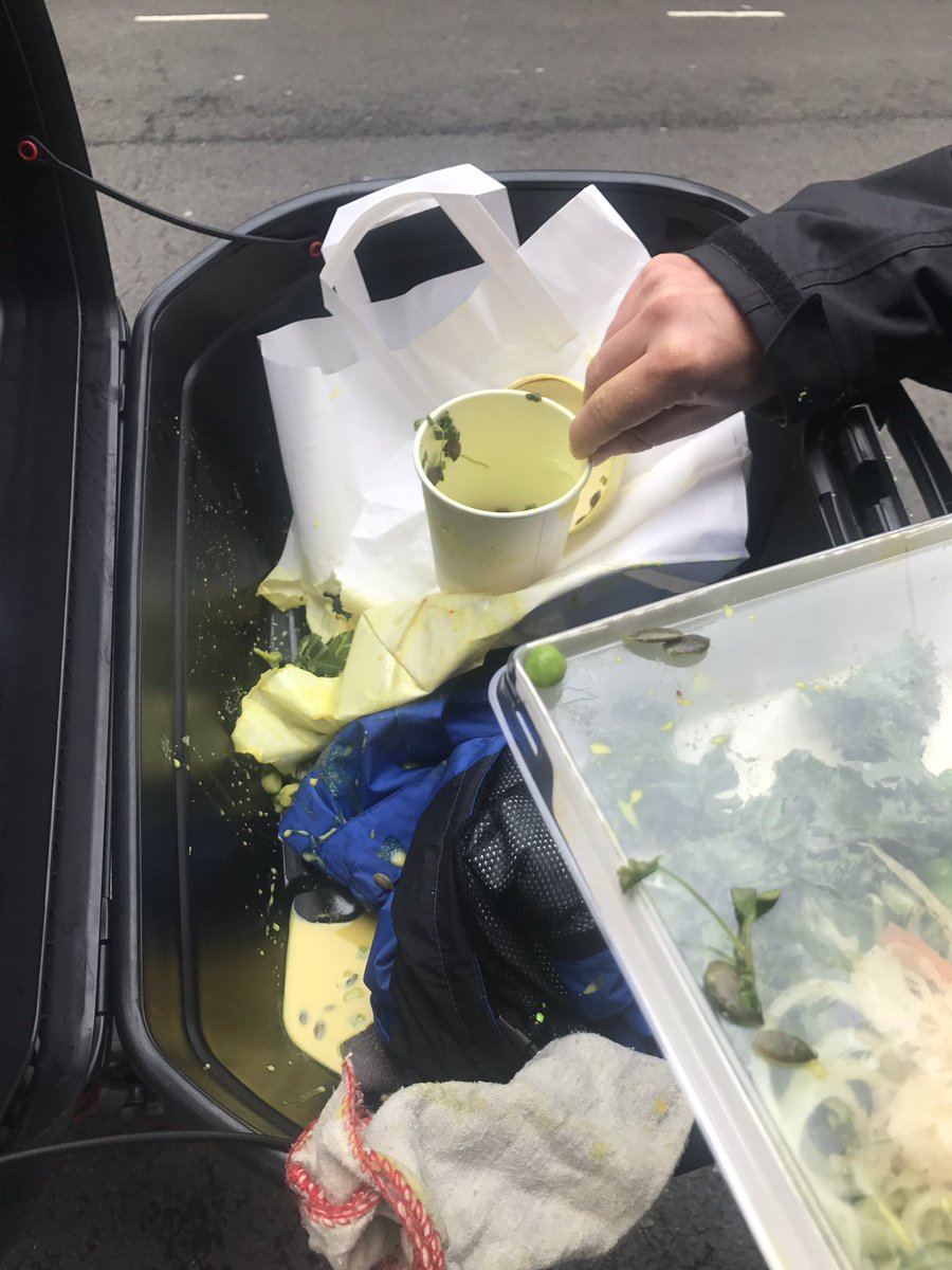SO HUNGRY - this is what my <a href="/UberEATS/">Uber Eats</a> delivery from @nealsyardpride looked like today. Completely inedible 👏